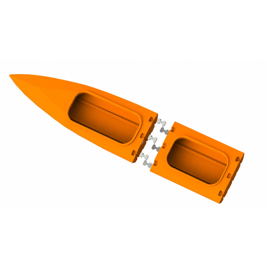 Пластиковая байдарка Старт-3 Пластиковая байдарка Старт-3